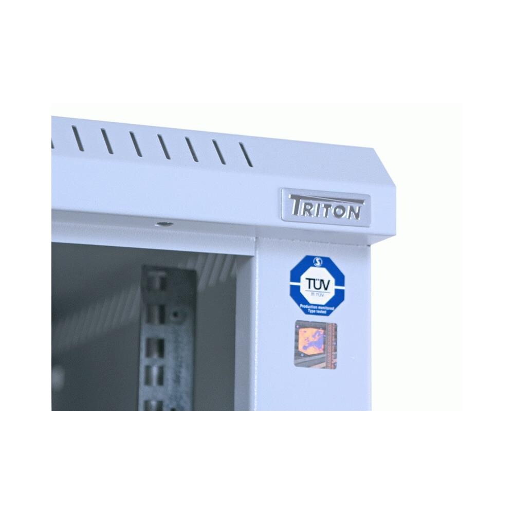 19" Delta S rack 37U / 600x600, glass grey, Libera installazione, Grigio, 600 x 600 x 1750 mm - Foto 1